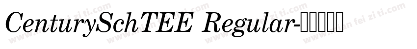 CenturySchTEE Regular字体转换